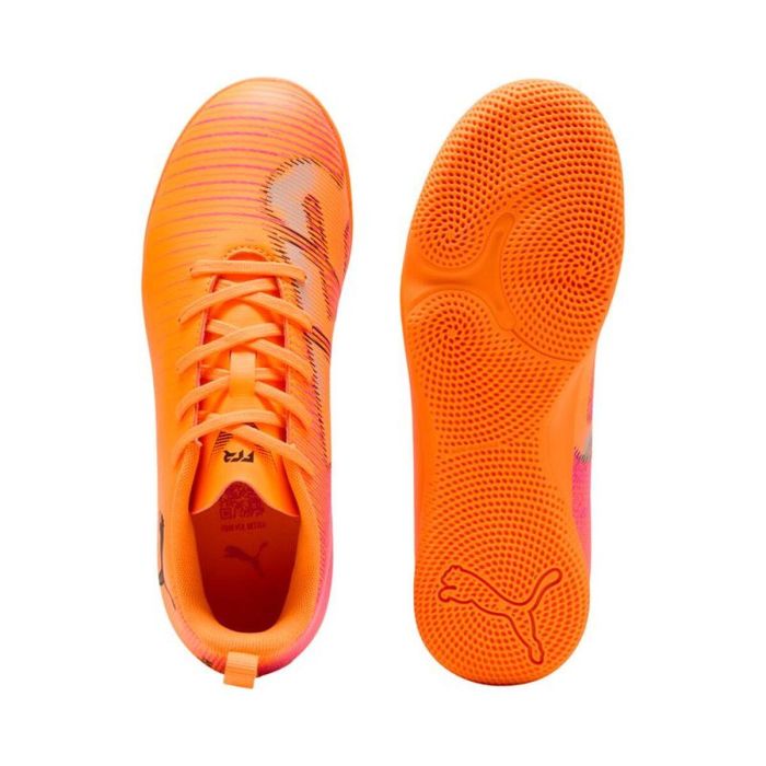 Chaussures de Futsal pour Adultes Puma Future 8 Play It Heat Orange XL 2