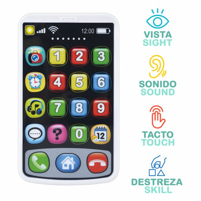 Téléphone-jouet PlayGo 7 X 11 X 2 CM (6 Unités) 1 Téléphone-jouet PlayGo 7 X 11 X 2 CM (6 Unités) 1