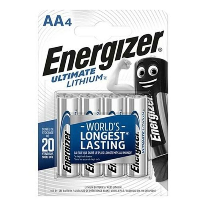 Batteries Energizer ULTIMATE LITHIUM 1,5 V 4 Pièces (12 Unités) 1 Batteries Energizer ULTIMATE LITHIUM 1,5 V 4 Pièces (12 Unités) 1