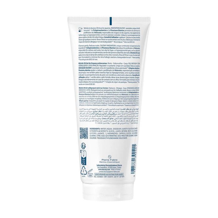 Ducray Kelual Ds Gel Nettoyant Visage Peaux Irritées 200 mL 1 Ducray Kelual Ds Gel Nettoyant Visage Peaux Irritées 200 mL 1