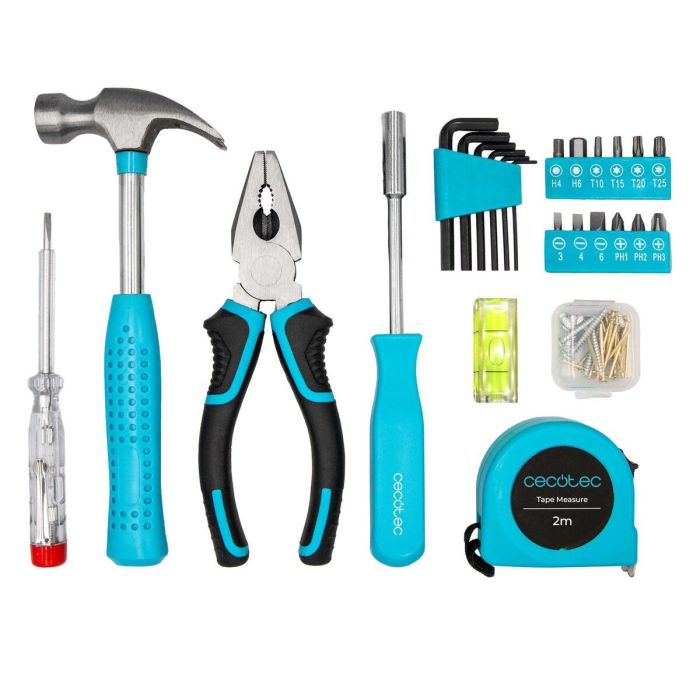 Boîte à outils Cecotec EasyGo Acier au carbone 68 Pièces 0 Boîte à outils Cecotec EasyGo Acier au carbone 68 Pièces 0