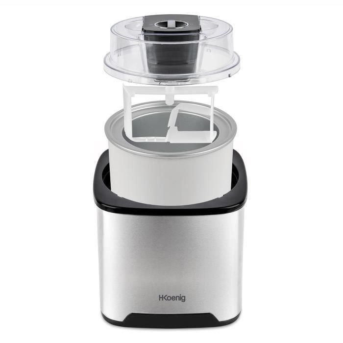 Sorbetiere HKoeNIG - SRB80 - Capacité 2 L - Préparation rapide: 30 a 40 min - 12W 1 Sorbetiere HKoeNIG - SRB80 - Capacité 2 L - Préparation rapide: 30 a 40 min - 12W 1