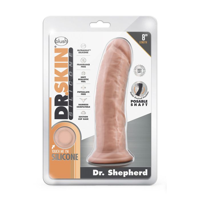 Gode réaliste Blush Dr Skin Silicone Ø 5 cm (19 cm) 3