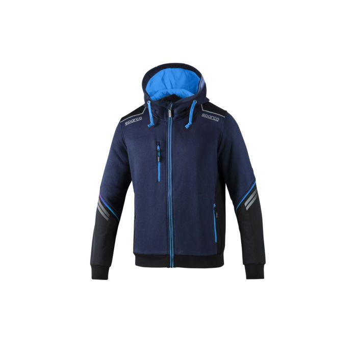 Sweat à capuche homme Sparco TW Bleu Blue marine 0 Sweat à capuche homme Sparco TW Bleu Blue marine 0