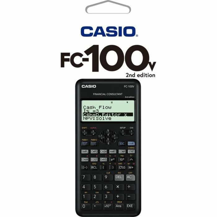 Calculatrice scientifique Casio FC-100V Noir 4 Calculatrice scientifique Casio FC-100V Noir 4
