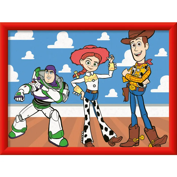 Ravensburger CreArt Kids - Kit de Peinture par Numéros Toy Story 18x24 cm - Jeu Créatif à Partir de 9 Ans - Réf. 12023347