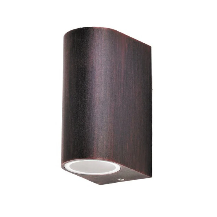 RABALUX Applique Extérieure Chile 2xGU10 IP44 RAB-8019 Moderne Marron Antique Métal Verre 0