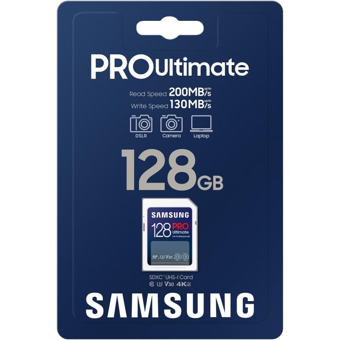 CARD Card 128GB Samsung XC PRO Ultimate (CL10) retail 4