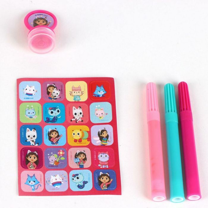 Ensemble de Papeterie Gabby's Dollhouse Multicouleur 8 Pièces 2 Ensemble de Papeterie Gabby's Dollhouse Multicouleur 8 Pièces 2