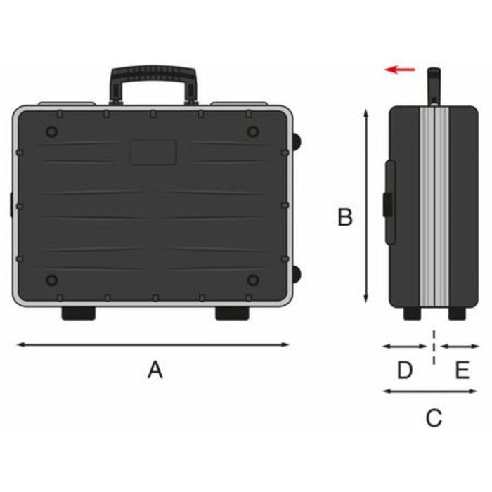 Mallette à Outils GT Line Revo21 polypropylène 1