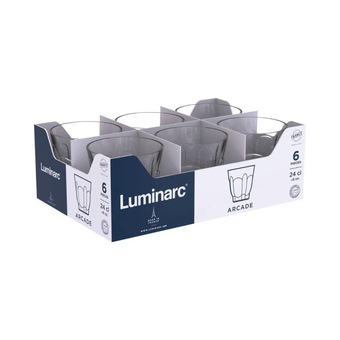 Vaso Bajo Vidrio Arcade Luminarc 24 cL 4 Vaso Bajo Vidrio Arcade Luminarc 24 cL 4