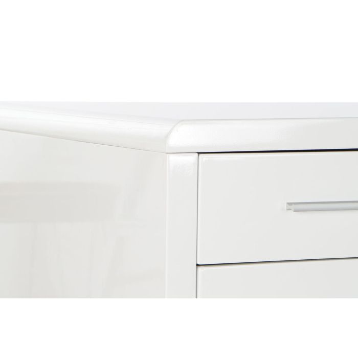 Bureau DKD Home Decor Blanc Argenté Métal Bois MDF 120 x 55 x 76 cm 5