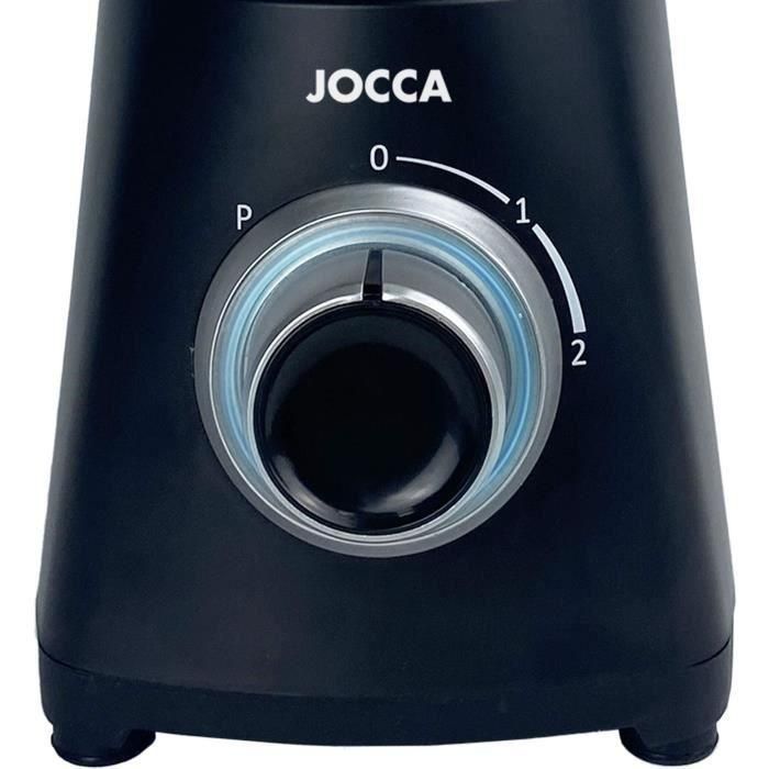 Mixeur - JOCCA - 1000 W - Bol en verre 1,5 L - 2 vitesses - Fonction Turbo 2 Mixeur - JOCCA - 1000 W - Bol en verre 1,5 L - 2 vitesses - Fonction Turbo 2