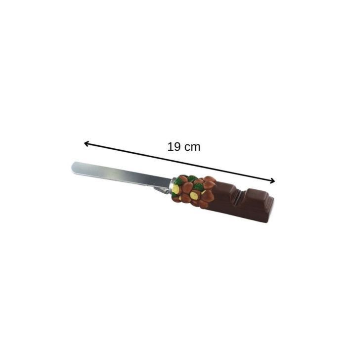 Spatule à tartiner Fackelmann Marron Argenté Acier inoxydable 19 cm (2 Unités) 2