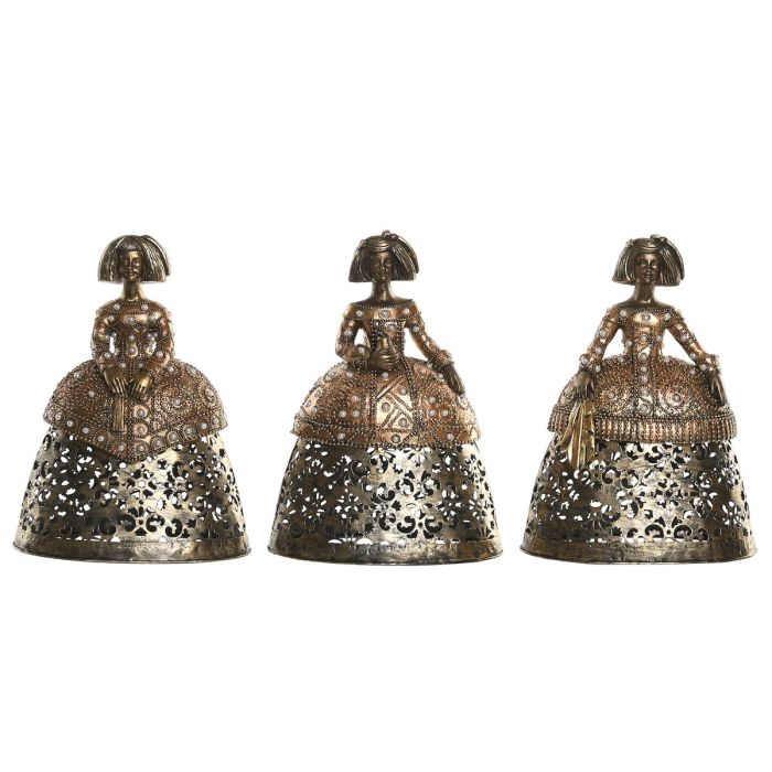 Figurine Décorative Home ESPRIT Doré 18 x 11,5 x 24 cm (3 Unités) 0 Figurine Décorative Home ESPRIT Doré 18 x 11,5 x 24 cm (3 Unités) 0