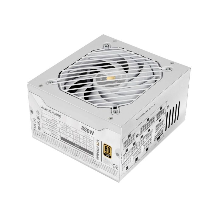 Bloc d’Alimentation Mars Gaming MPB850PSIW ATX 850 W 80 Plus Gold Bloc d’Alimentation Mars Gaming MPB850PSIW ATX 850 W 80 Plus Gold