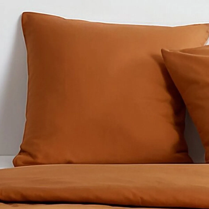 Today Essential - Parure de lit 2 personnes effet lavé caramel - Housse de couette 220x240 cm et taies 63x63 cm - 100% polyester Today Essential - Parure de lit 2 personnes effet lavé caramel - Housse de couette 220x240 cm et taies 63x63 cm - 100% polyester