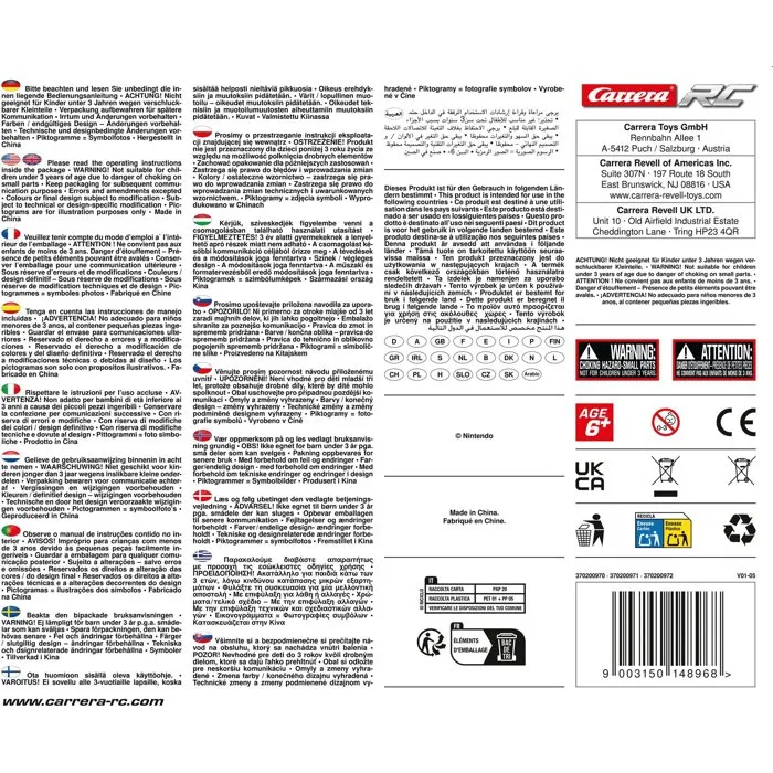 Carrera Mario Kart Quad radiocommandé Peach 2.4 GHz, Échelle 1:20, CAR9003150148968 2 Carrera Mario Kart Quad radiocommandé Peach 2.4 GHz, Échelle 1:20, CAR9003150148968 2