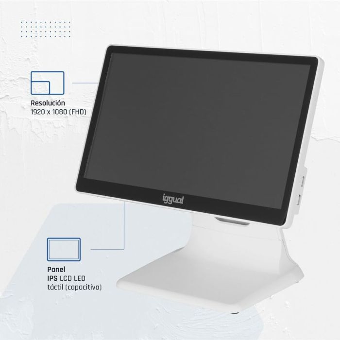 Tout en Un iggual IGG320174 15,6" Intel N100 8 GB RAM 128 GB SSD 10 Tout en Un iggual IGG320174 15,6" Intel N100 8 GB RAM 128 GB SSD 10