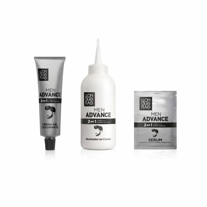 Crème Colorante Llongueras Men Advance Semi-permanent 30- Chatain foncé (4 pcs) 2