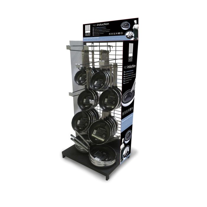 Poêle Quid Professional Pro-induction Noir Métal Acier Ø 24 cm (6 Unités) 2