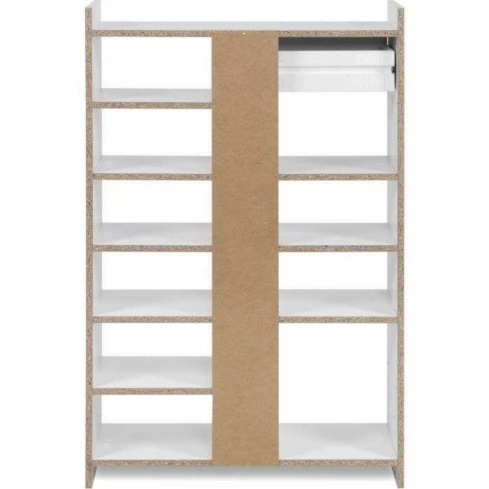 Range-chaussures MÜNSTER Blanc Rectangulaire 71,5 x 25 x 109 cm 1 Range-chaussures MÜNSTER Blanc Rectangulaire 71,5 x 25 x 109 cm 1