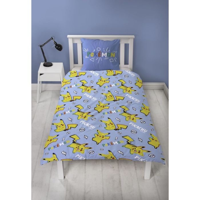 Parure de couette Pokémon Bleu 2 Pièces 2 Parure de couette Pokémon Bleu 2 Pièces 2