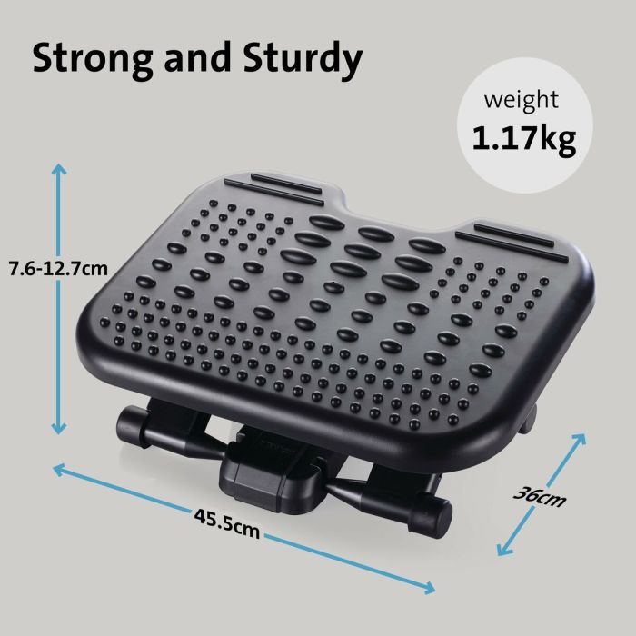 Repose-pied Kensington SOLEMASSAGE Noir (4 Unités) 1