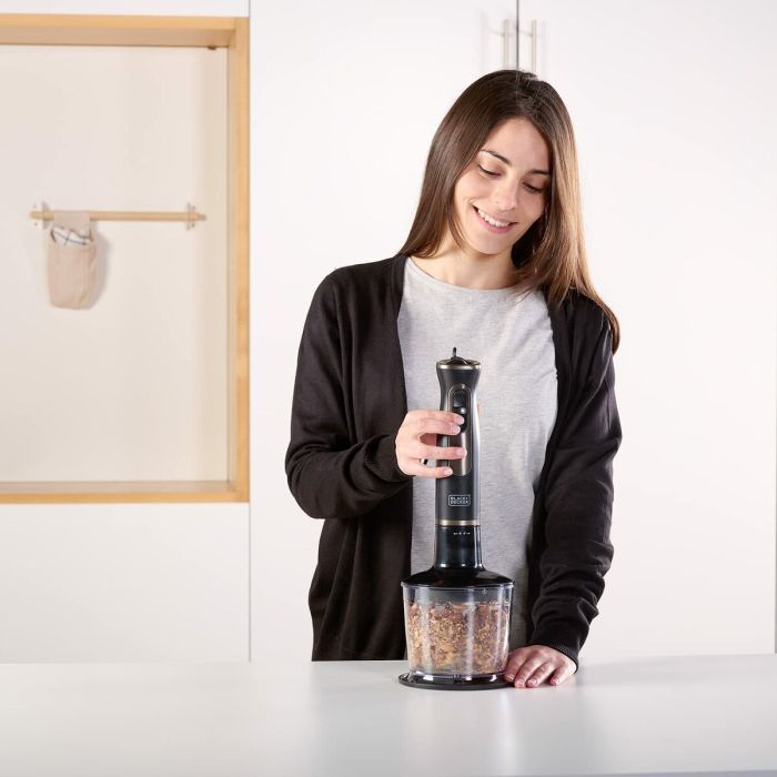 Mixeur plongeant Black & Decker ES9160100B Noir 800 W 6 Mixeur plongeant Black & Decker ES9160100B Noir 800 W 6