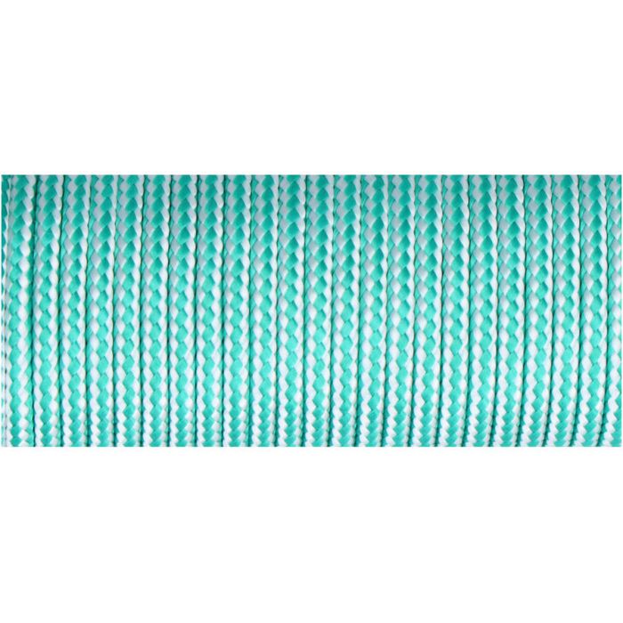 Fil à linge EDM 87912 Blanc Vert polypropylène 4,5 mm x 25 m Tressé 2 Fil à linge EDM 87912 Blanc Vert polypropylène 4,5 mm x 25 m Tressé 2