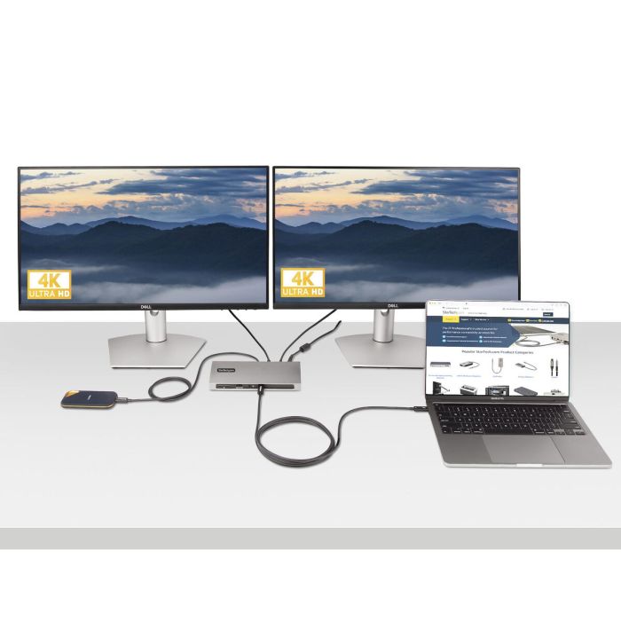 Câble USB Startech A40G2MB-TB4-CABLE Noir 2 m 5