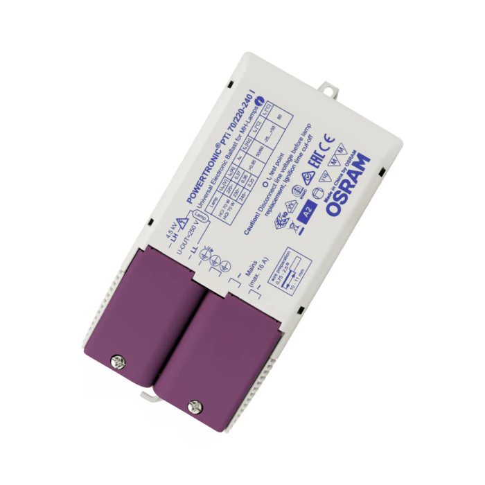 Ledvance PTIPTI 70/220-240 Convertisseur Électronique pour Lampes HID, 220-240V, pour l'éclairage commercial et d'accentuation 0