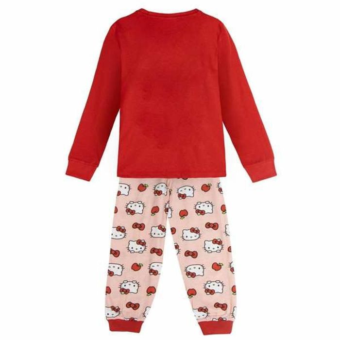 Pyjama Enfant Hello Kitty Rouge 4