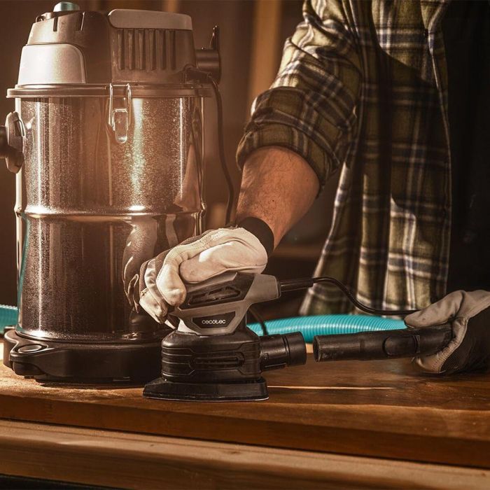 Ponceuse orbitale delta Cecotec 180W PerfectSurface 180 Delta avec réservoir et accessoires 1