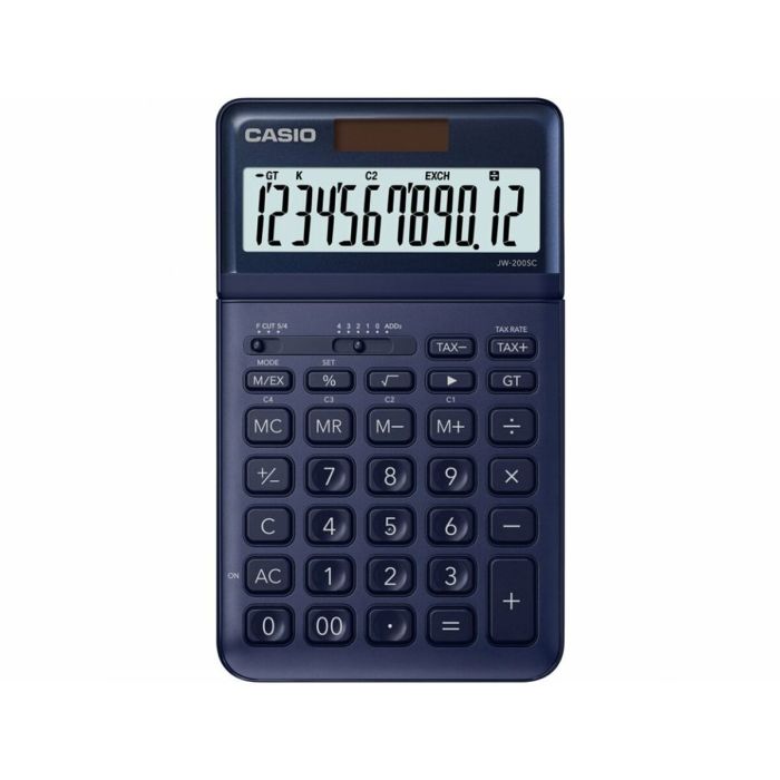 Calculatrice Casio JW-200SC-NY Bleu Plastique 0 Calculatrice Casio JW-200SC-NY Bleu Plastique 0