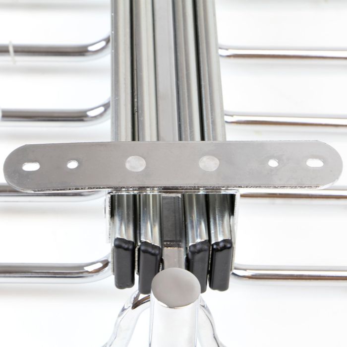 Emuca Porte-pantalons double amovible Self pour armoire., Chromé, Acier et Plastique. 5 Emuca Porte-pantalons double amovible Self pour armoire., Chromé, Acier et Plastique. 5