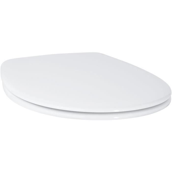 Abattant WC - GROHE - Bau Ceramic - Duroplast - Blanc alpin - SoftClose 2