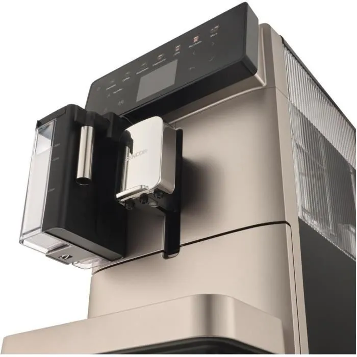 Sencor SES 9350CH Machine à Expresso Automatique avec Broyeur, 19 Bars, LCD Couleur, Système EasyLatte pour 15 Boissons (Espresso, Cappuccino, Flat White) Sencor SES 9350CH Machine à Expresso Automatique avec Broyeur, 19 Bars, LCD Couleur, Système EasyLatte pour 15 Boissons (Espresso, Cappuccino, Flat White)