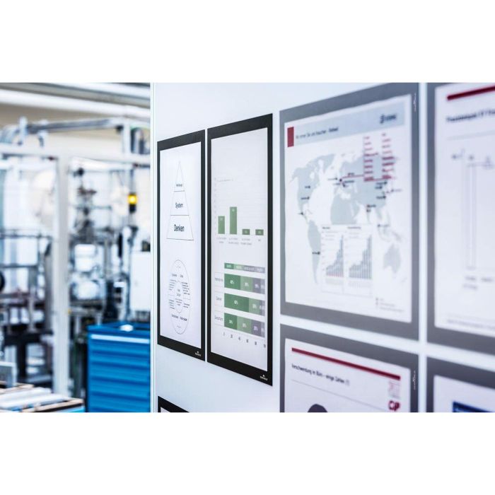 Cadre d'affichage Durable DURAFRAME MAGNETIC Noir A3 5 Pièces (3 Unités) 1 Cadre d'affichage Durable DURAFRAME MAGNETIC Noir A3 5 Pièces (3 Unités) 1