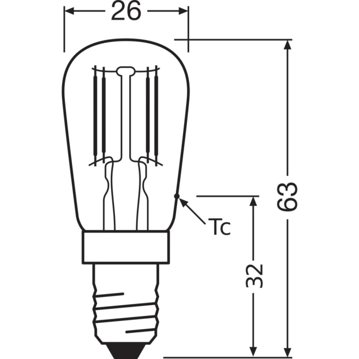 Ledvance LVE-4058075616837 Ampoule LED Spéciale E14 2.8W 250Lm 6500K 320° IP20 2 Ledvance LVE-4058075616837 Ampoule LED Spéciale E14 2.8W 250Lm 6500K 320° IP20 2