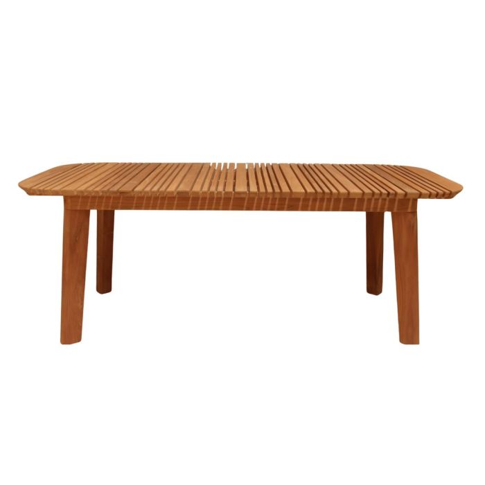 Table de Salle à Manger Home ESPRIT bois de teck 200 x 90 x 74 cm