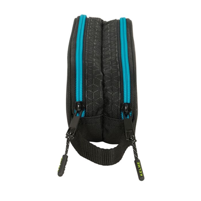 Trousse Fourre-Tout Double Kelme Iron Noir 21 x 8 x 6 cm 2 Trousse Fourre-Tout Double Kelme Iron Noir 21 x 8 x 6 cm 2
