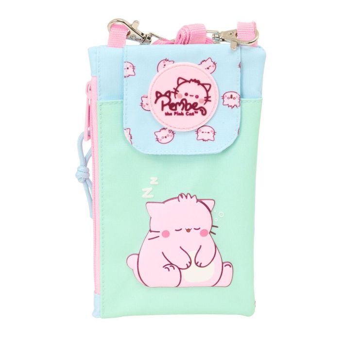 Porte-monnaie Pembe The pink cat Multicouleur