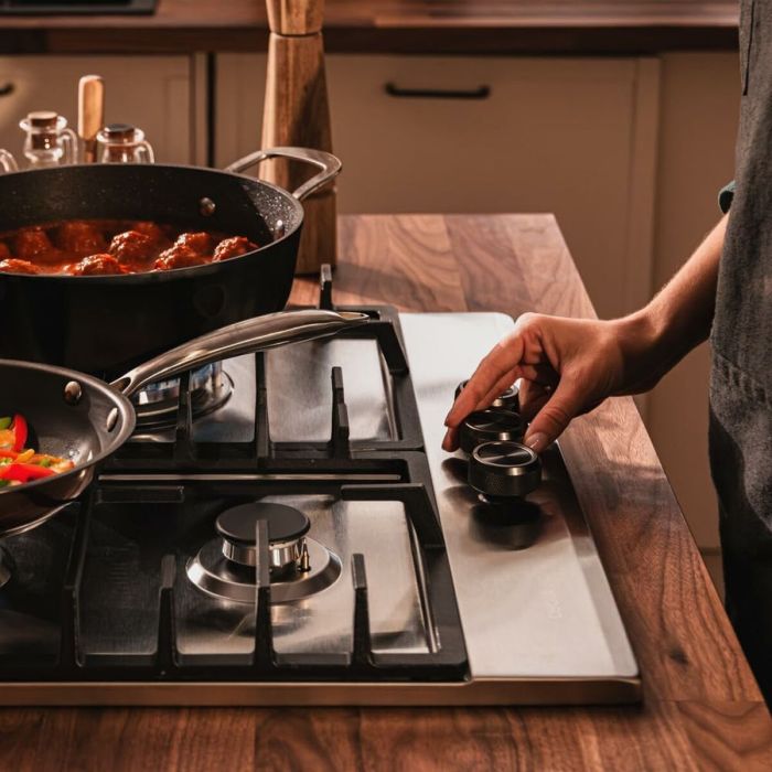 Plaque au gaz Cecotec Bolero Squad G 3200F Inox 6250 W 58 x 50 cm 6 Plaque au gaz Cecotec Bolero Squad G 3200F Inox 6250 W 58 x 50 cm 6