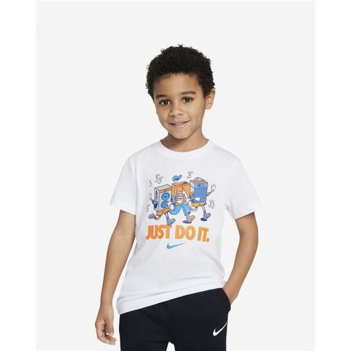 T shirt à manches courtes Enfant Nike Nkb Music Boxy Pals Ss Tee Blanc L 4 T shirt à manches courtes Enfant Nike Nkb Music Boxy Pals Ss Tee Blanc L 4