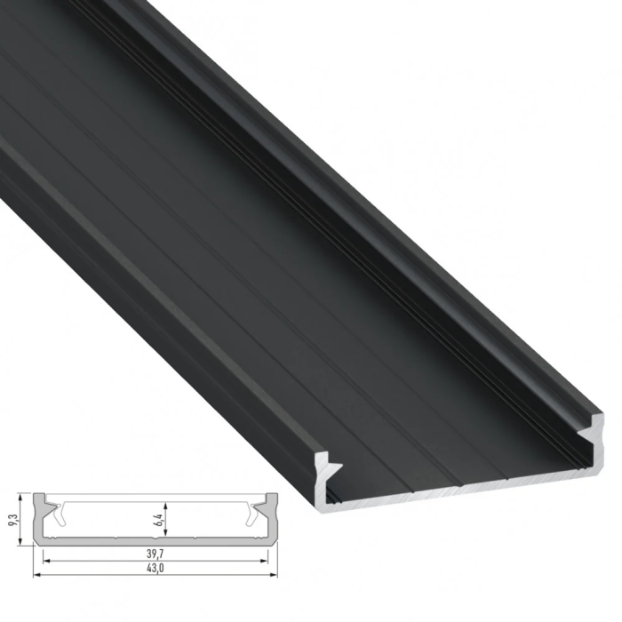 Profilé Aluminium SOLIS 2,02M 2