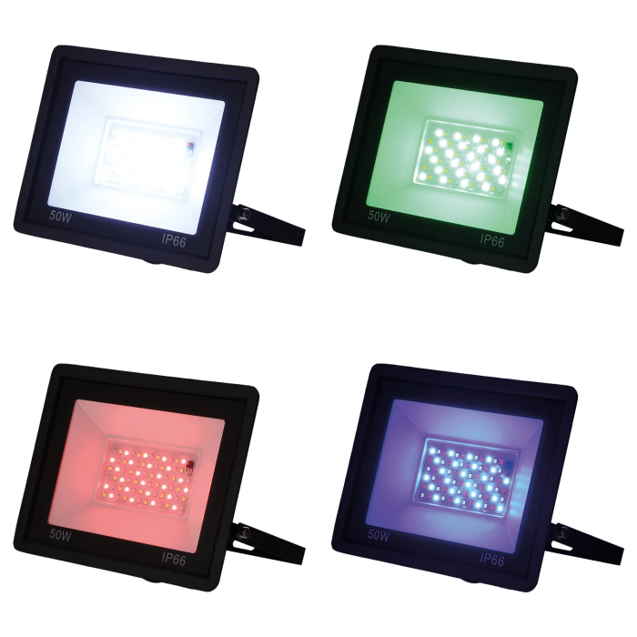 Projecteur LED RGBW 100W avec Télécommande HO-ICRGBFL-100W 4