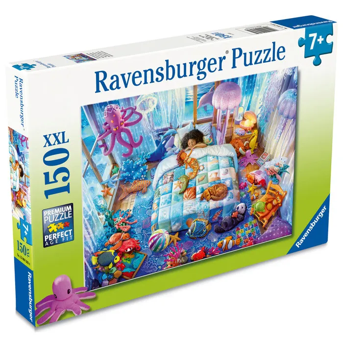 Ravensburger Puzzle Enfant 150 Pièces XXL - Rêves Sous-Marins - Dès 7 ans - Puzzle Grandes Pièces - Réf. 12004303 Ravensburger Puzzle Enfant 150 Pièces XXL - Rêves Sous-Marins - Dès 7 ans - Puzzle Grandes Pièces - Réf. 12004303