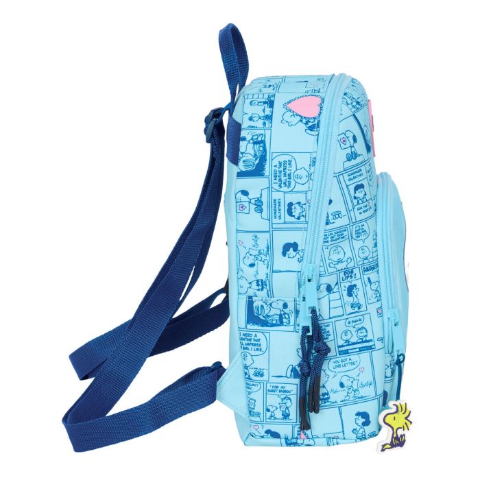 Sac à dos Casual Snoopy Love Bleu clair 25 x 30 x 13 cm 1 Sac à dos Casual Snoopy Love Bleu clair 25 x 30 x 13 cm 1
