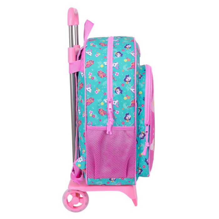 Cartable à roulettes My Little Pony Magic Rose Turquoise 33 x 42 x 14 cm 2